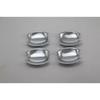 For LR Discovery Sport 2015-2019 Chrome Exterior Side Door Bowl Cover Trim 4PCS