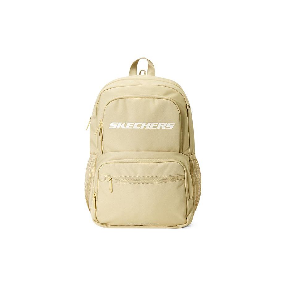Skechers Fashion Casual Large Capacity Portable Fabric Backpack Unisex Backpack Irish-Cream L323U095-028R One Size