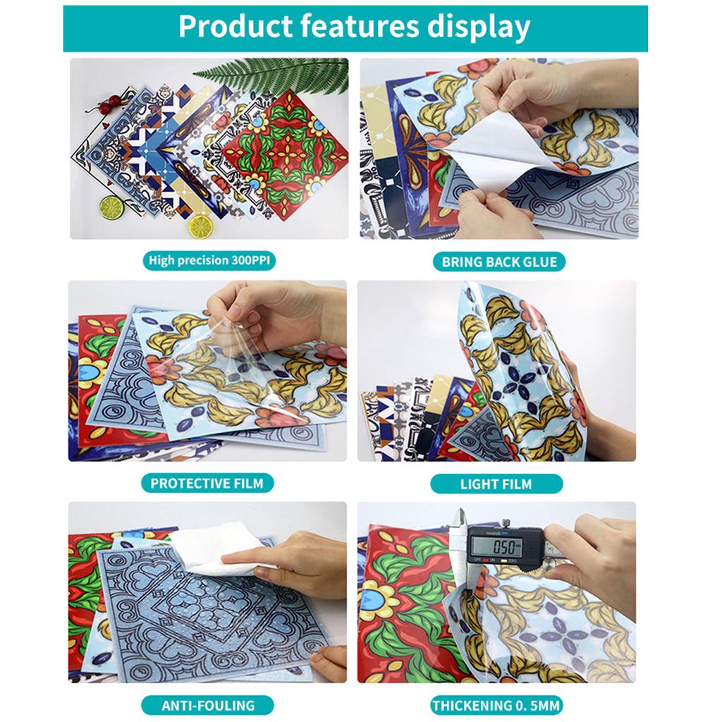 Morocco Tile Stickers Kitchen Bathroom Mosaic Sticker Waterproof Home Wall Decor Morocco Tile Stickers Kitchen Bathroom Mosaic Sticker Waterproof Home Wall Decor