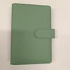 A4 A5 A6 Budget Binder File Holder Loose Leaf PU Leather Notebook Budget Binder with Prong Rings for Students Journal Business