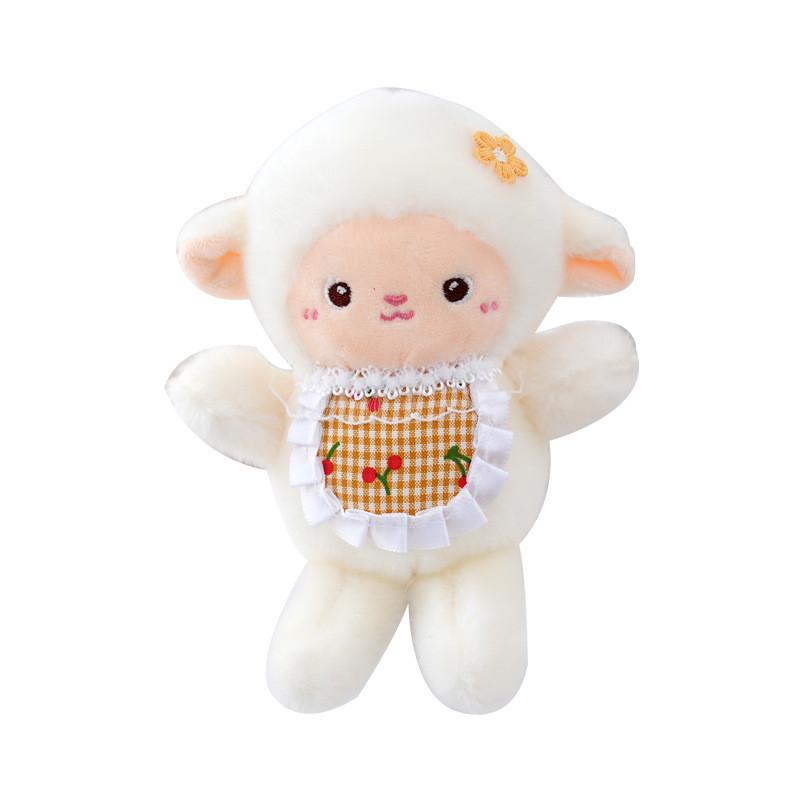 Plush Sheep Keychain With Soft Pp Cotton Filling For Kids And Teens