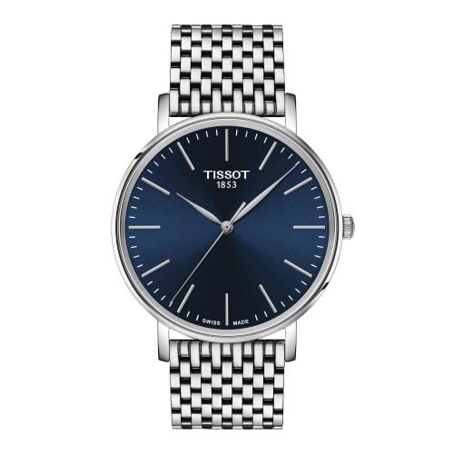 

Tissot Everytime Bracelet Watch, Blue Dial, Officially Imported, Men s, T1434101104100