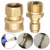 Copper High Pressure Washer Spout Quick Connector High Pressure Washer Spray Nozzle Accessories For Car Garden Washing Tools