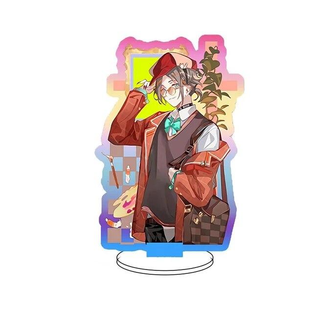 Luxiem Vtb Figurine de jucărie Stand acrilic Anime Figurine de acțiune Ornament Model Accesorii Mysta Ike Vox Cadou