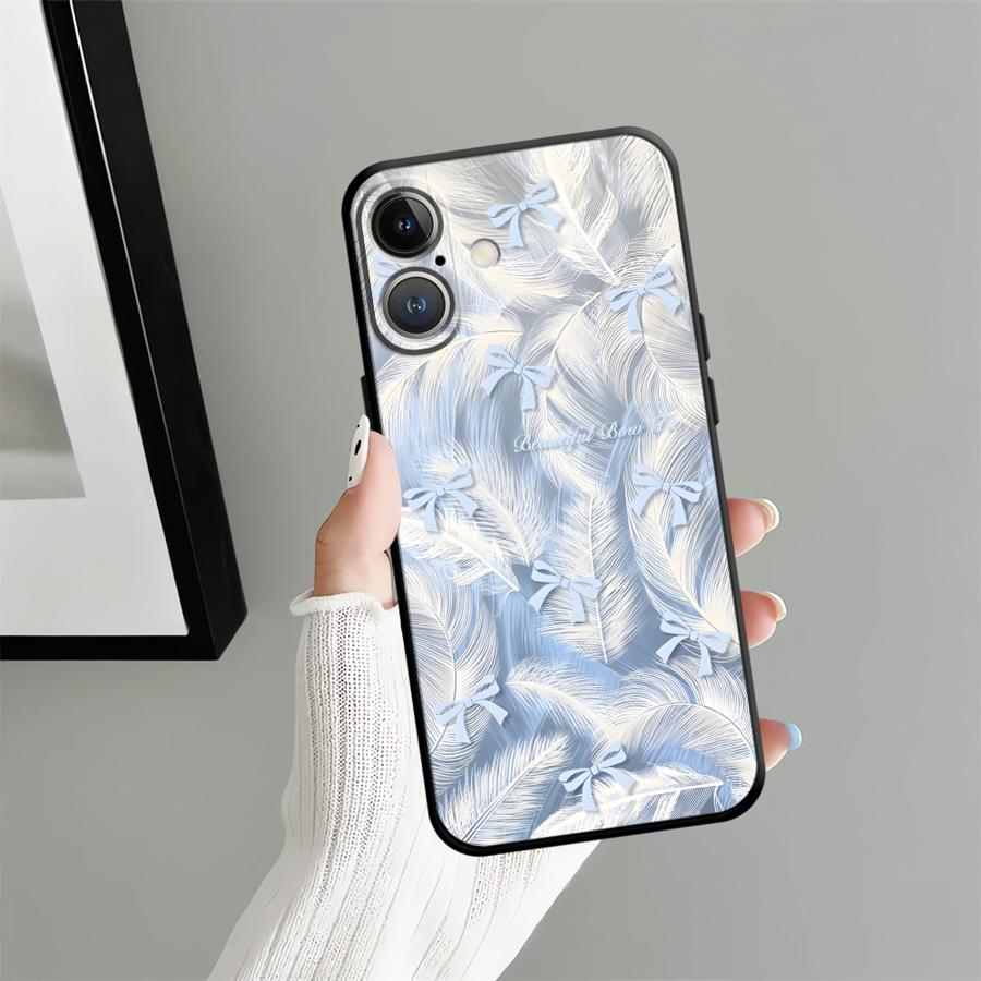 

Creative Bow Funda Phone Cover Case for Apple iPhone 17 Pro Max 16 12 Air 14 13 11 XR XS MAX 15 Pro 7 8 iPhone 12
