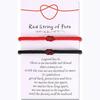 Red String of Fate Couple Bracelet Valentines Day Anniversary Gifts for Her Him Matching Bracelets for Boyfriend Girlfriend Wife