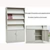 4-Layer Single-Sided Steel Magazine, Newspaper, and Book Rack Cabinet with Lower Shelf