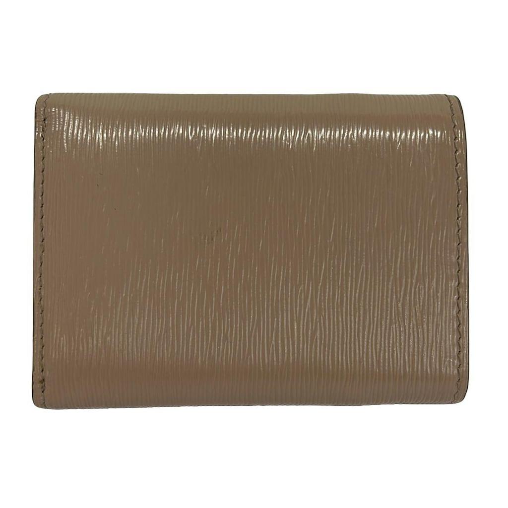 Used PRADA 3-fold Wallet - 1MH021 Pink Beige Leather