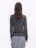 CERRIC Double Sleeve Hoodie Top _ Brown