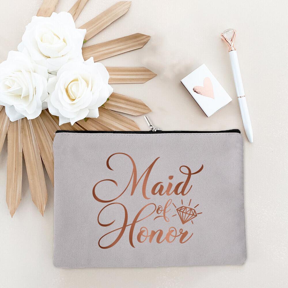 Team Bride Makeup Bag Bachelorette Party Cosmetic Bags Purse Bridesmaid Toiletries Organizer Pouch Wedding Bride Shower Gifts