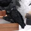 Halloween Simulation Black Crow With Shoulder Elastic Band Crow Ornaments Cosplay Costume Props Holiday Party Decoration