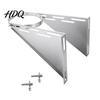 Adjustable Duct Wall Mount Skyscraper Pipe Support Bracket Stainless Steel Fireplace Rack Heavy Duty Vent Heat-resistant Stable Triangular Stove for