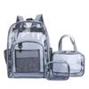Heavy Duty Clear Backpack Large Transparent Bag for School Stadium Events Outdoor Travel Camping