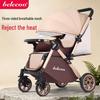 BeliKe High Landscape Baby Stroller: Sit/Lie, Two-Way Fold, Lightweight, Shock-Absorbing, Breathable Mesh for All Seasons.