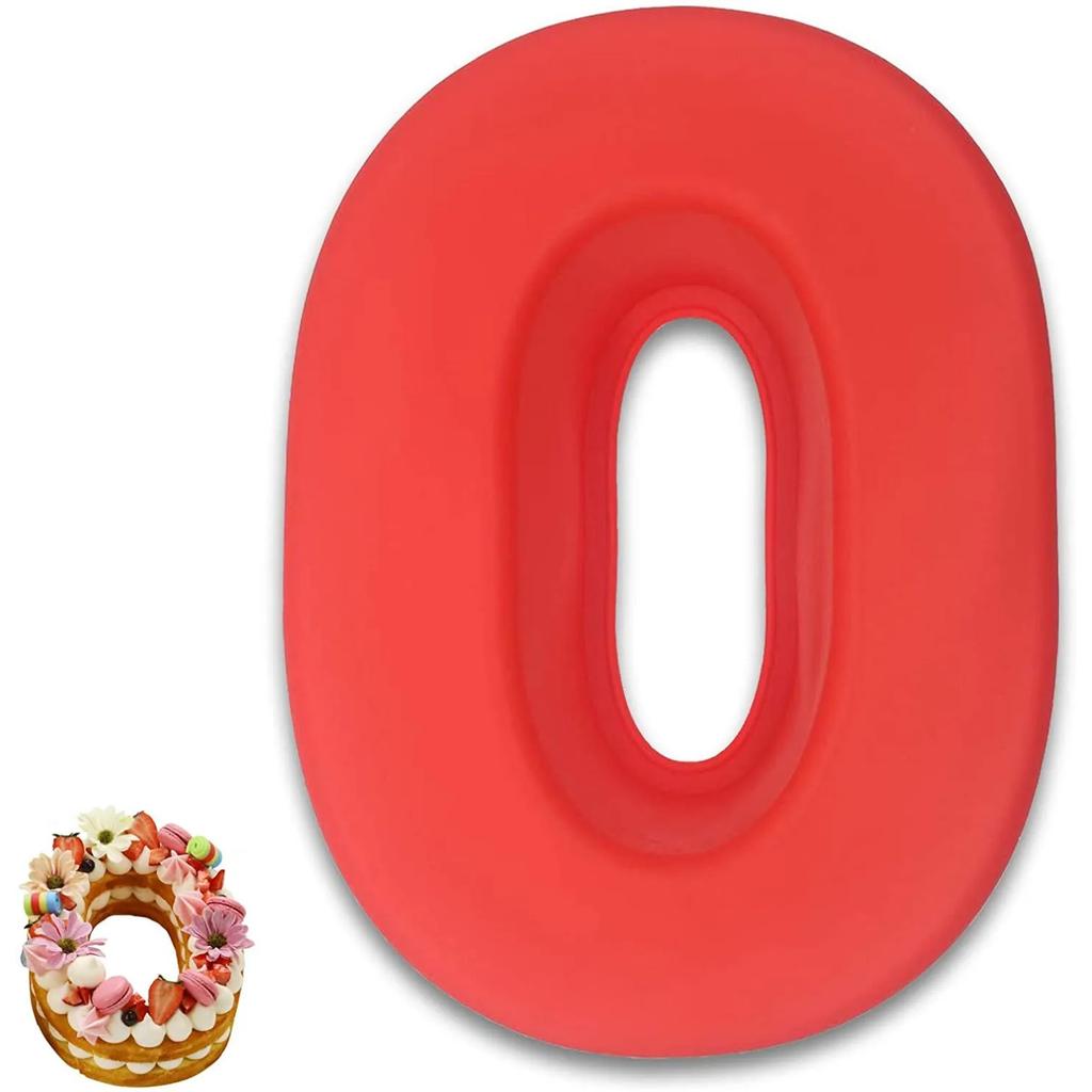 3D Silicone Number Cake Mold DIY Digital Bakery Chocolate Pastry Cream Non-Stick Baking Mould for Birthday Wedding Anniversary