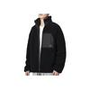 Adidas Reversible Sherpa Fleece Warm Stand Collar Long Sleeve Cotton Jacket Men Jackets Black HN2077