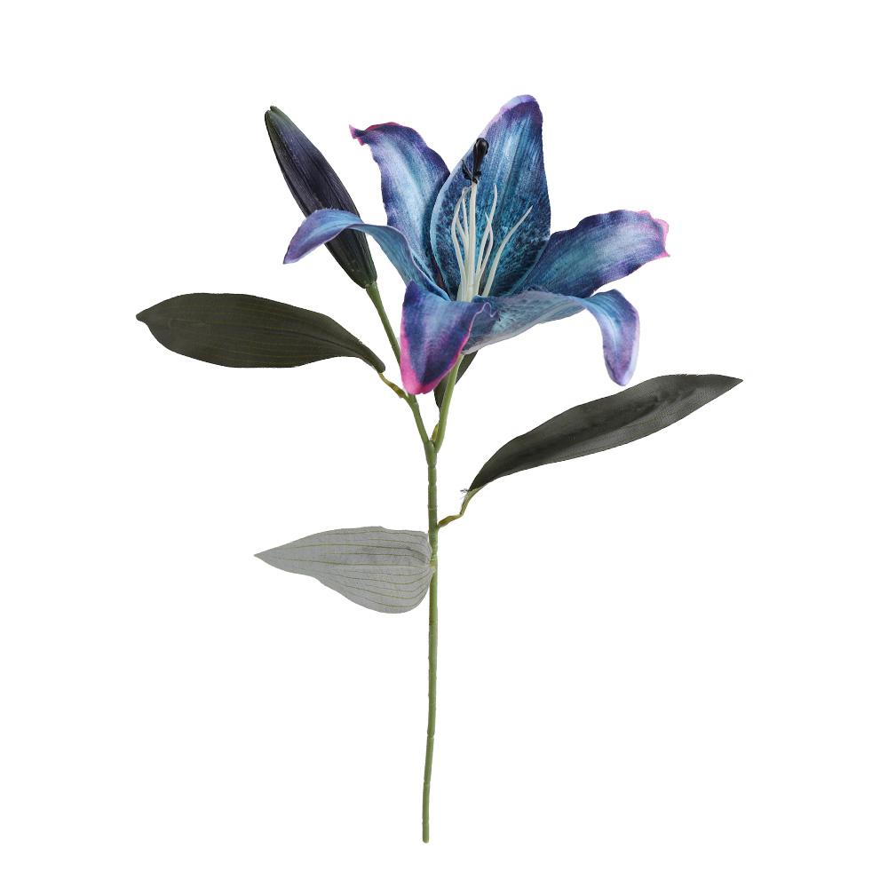 1Pcs Lily Artificial Flowers Bouquet 50CM Fake Flowers for Garden Party Wedding Marriage Decoration Home Decor DIY Vase Ornament