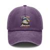 [Patriotic Baseball Cap] 2026 Anniversary Eagle Print Polyester Adjustable Washed Cap Unisex Vintage Sun Protection Casual Outdoor Sports Hat For