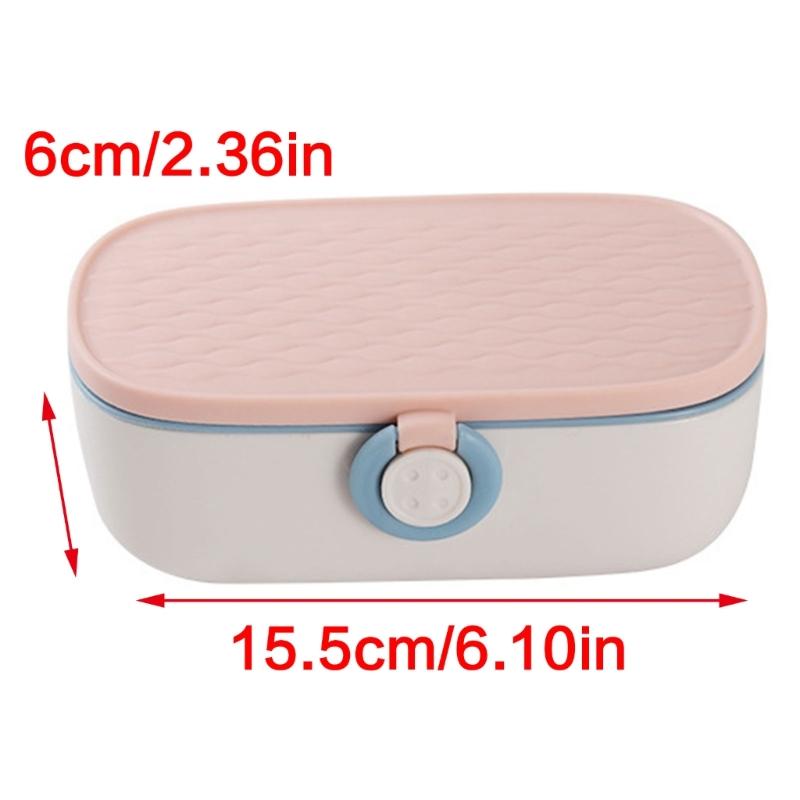 20 Compartment Sewing Supplies Storage Case With Secure Plastic and Easy Use Handle for Craft