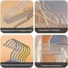 10Pcs Thickened Acrylic Clothes Hangers Non-slip Clothes Drying Rack  Clothing Stores
