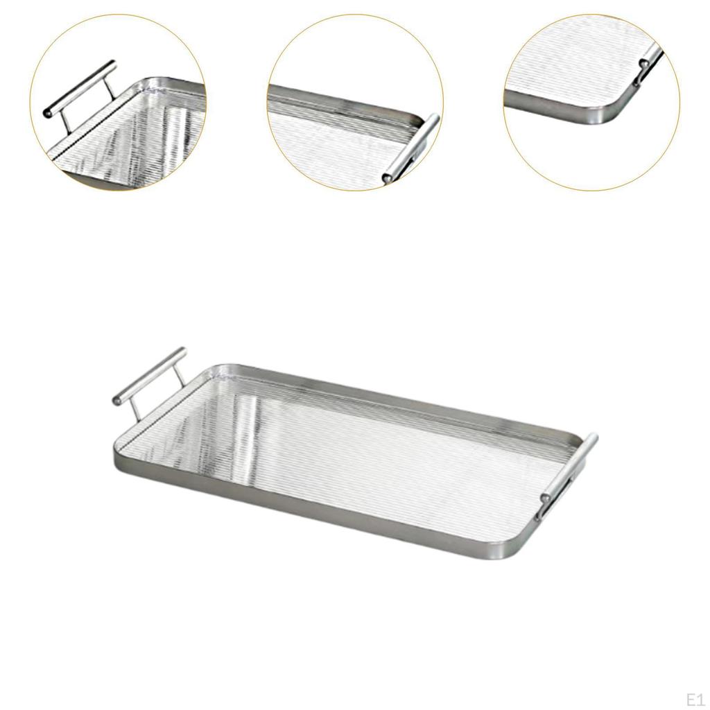 Akrylvisningsbricka för frukt och te med mugghållare Café Restaurang