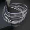3pcs 8/18/25mm Transparent Hairbands Hair Hoop Non Slip Toothed Minimalist Korean Hairband Hair Clip DIY Washing Face Headdress