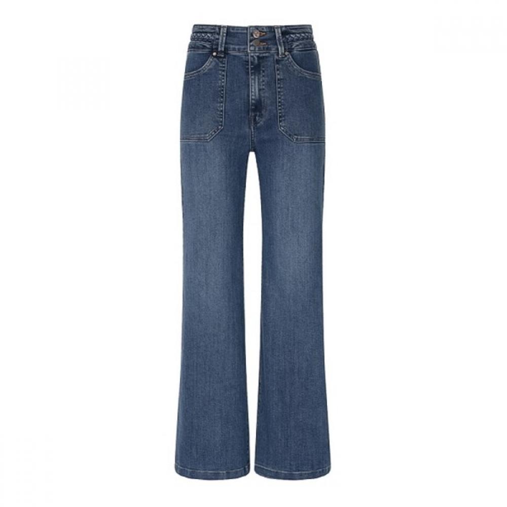 

GueSS GueSS Women S jeanS Obi Detail Flare Wide Medium Blue Yn5d6145 medium blue/24