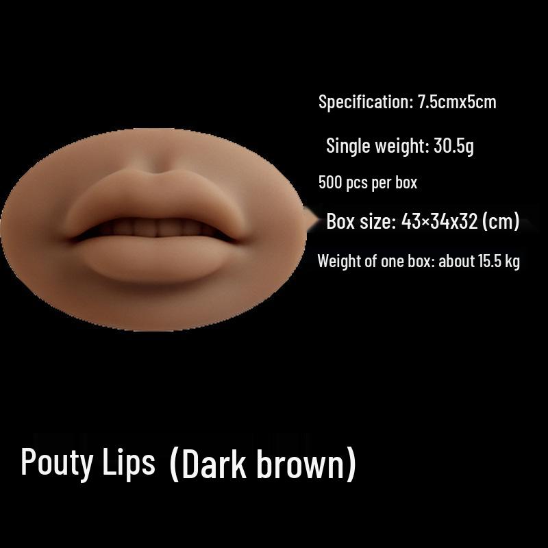 Realistic Silicone Practice Skin for Semi-Permanent Makeup: Eyebrows, Eyes, Lips Tattoo Training for Beginners