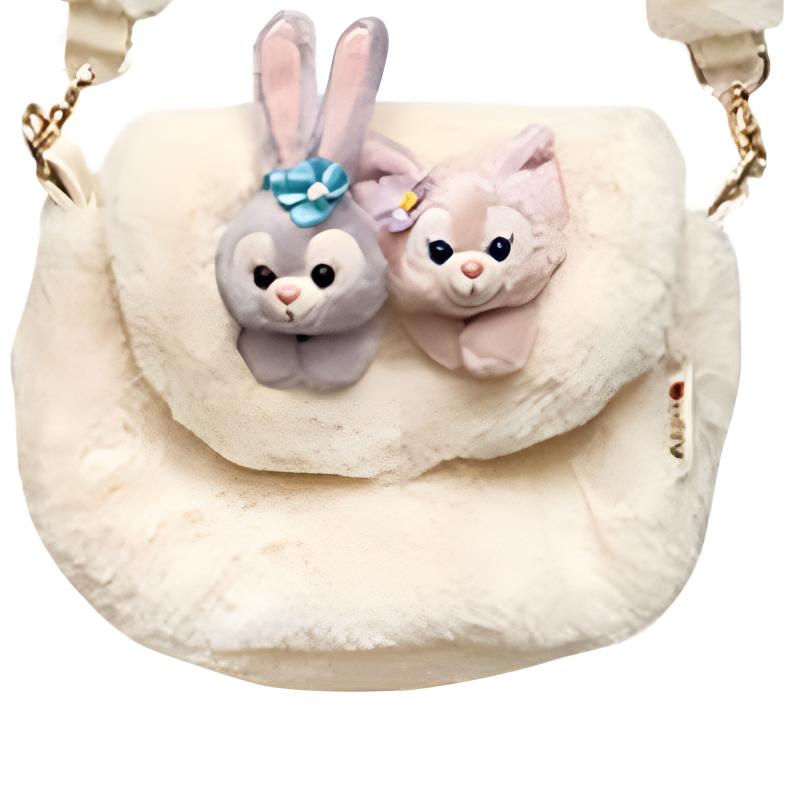 New Disney Plush Crossbody Bag, Shoulder Bag Regular Women's White 400051662187