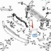 Mercedes-Benz W205 C200 Främre Stötfångarfäste Passar 2056200395, 2056200495