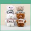 Kids Bears Plush Pendant Adorable Cartoon Design Bags Decoration Gifts Dolls
