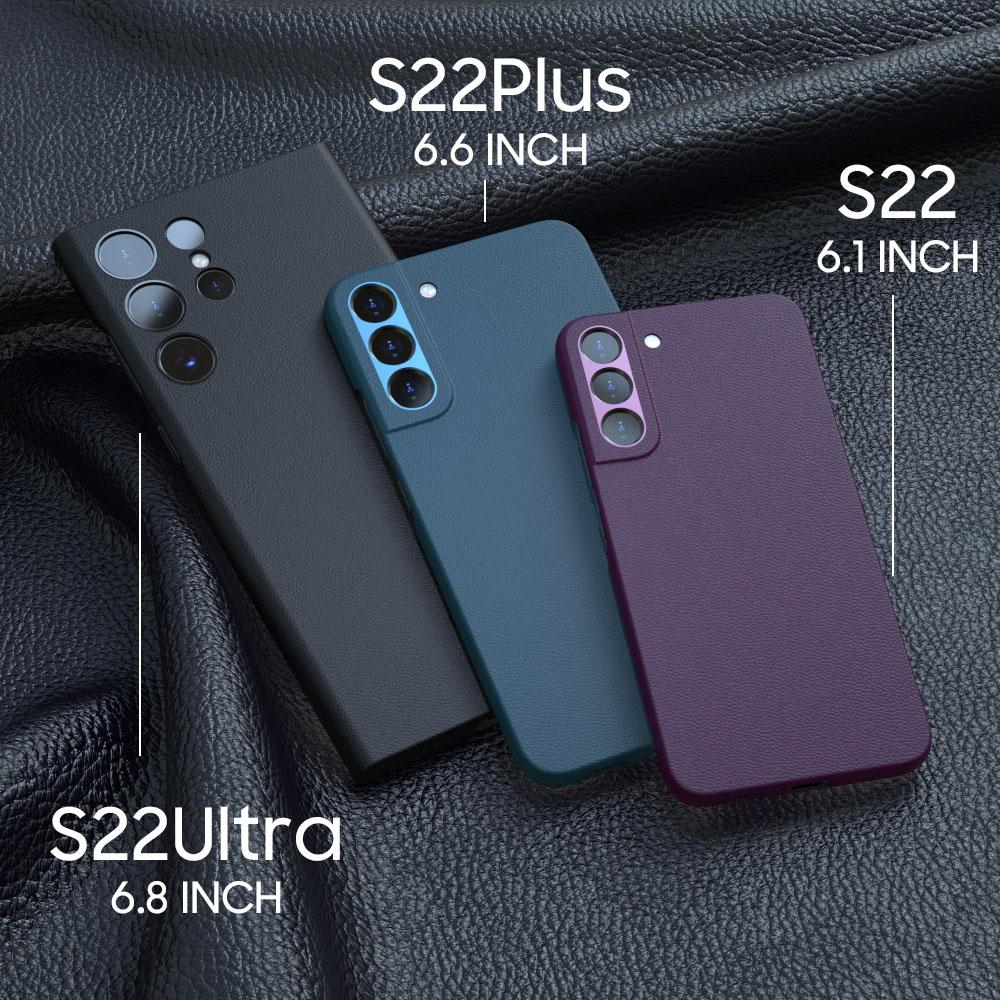 Luxury Genuine Leather Case for Samsung Galaxy S25Ultra S24 S22 Ultra S23 Ultra Case High Quality Phone Case Bumper Camear Lens Full Protector