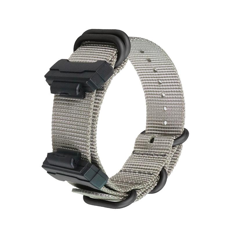 

16-мм адаптер + HD Conversion RAF нейлоновий ремінець підходить для Casio Gshock GA120 GA100 5600 GWM5610 DW6600 Аксесуари для ремінця для годинника