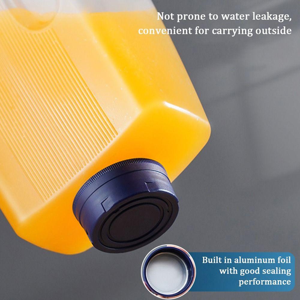 2L Water Bottle Heat Cold Resistance Large Capacity Juice Teapot Cold Water Kettle with Cap Refrigerator Jug Drink Dispenser