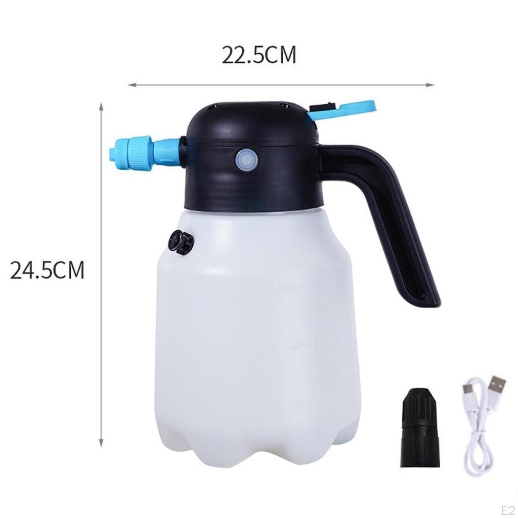 1.8L Electric Foam Spraying Bottle Portable ,Car Wash Bottle, for Gardening Watering