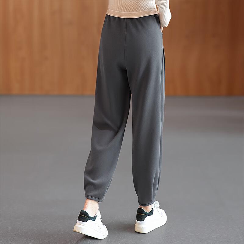 Sibaishe Women's High-Waist Cropped Jogger Pants