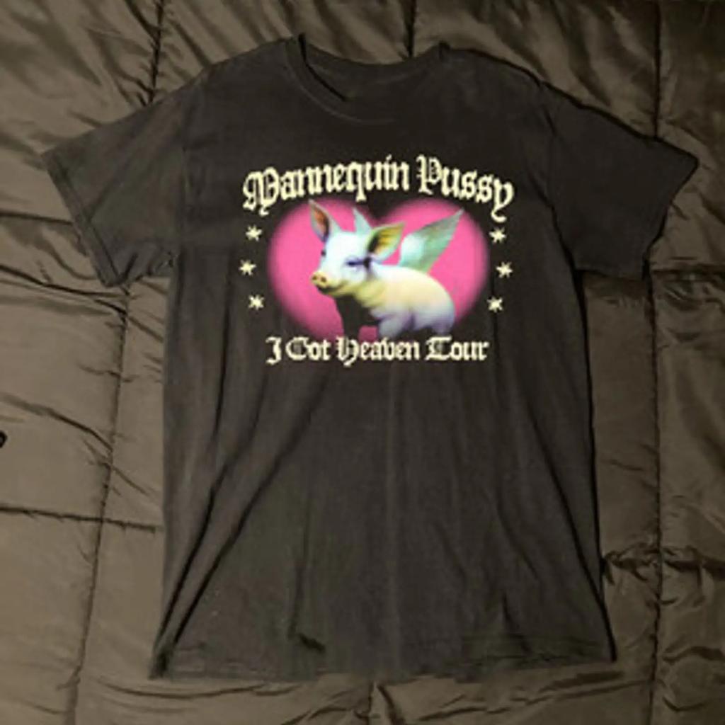 Unisexnequin Pussy Got Heaven Tour For Fans T Shirt Vintage Unisex Breathable Comfortable Slightly Homme Stretched Fashion