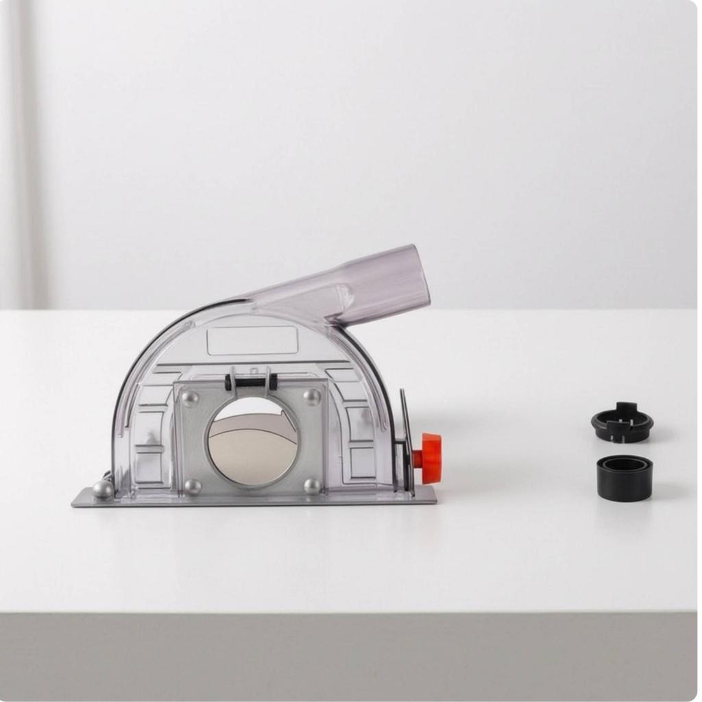 Grinder Dust Cover with Depth Adjustment Easy Install for Stone Slotting