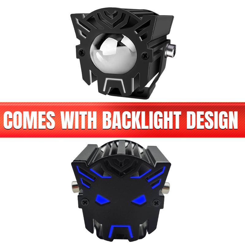 Motocykly LED reflektor Pomocný projektorový objektiv Přední světlomet Mlhová světla pro ATV SUV Offroad Traktor Truck 4x4 Universal