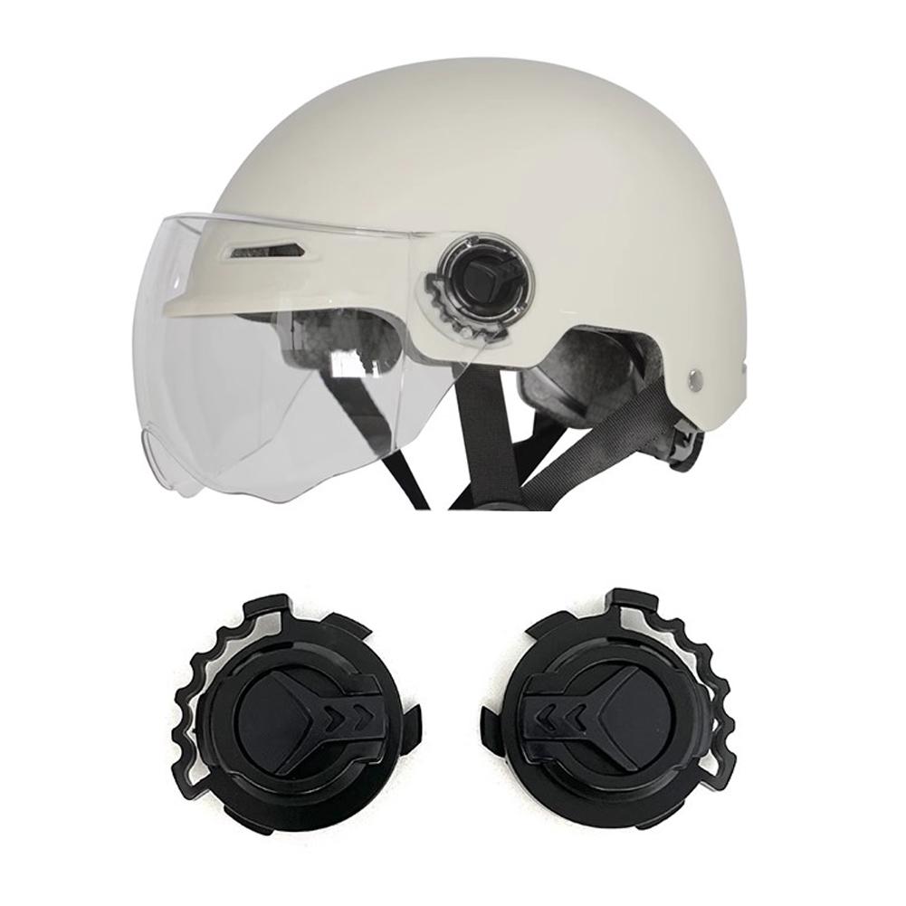 Paar Motorradhelm Feste Große Lochschnalle Spiegelhalter Linsenbasis Zubehör Erwachsene Kinder Helmschrauben