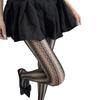 Women's Tights Hollow Out Sexy Lace Mesh Fishnet Stockings Pantyhose Lingerie Slim Stockings Retro Black Tights Female Hosiery