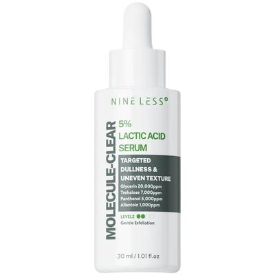 NINE LESS Molecule-Clear 5% Lactic Acid Serum 30ml Gentle Exfoliating Serum