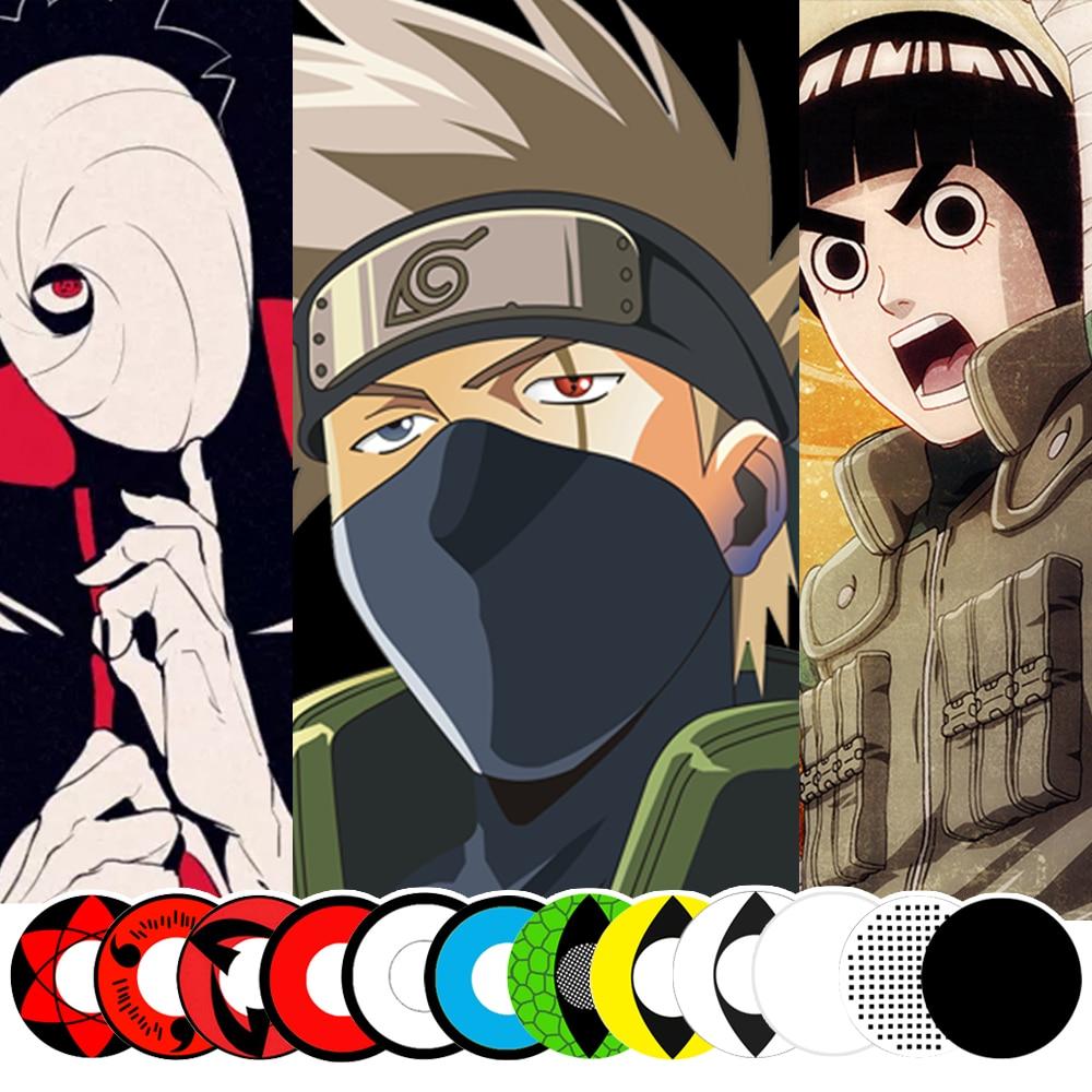 Lentes de contacto de color para Halloween Anime Kakashi Sasuke Sharingan  Cosplay Lentes de color para ojos Muñeca Crazy Beauty Pupil Lens comprar a  buen precio — entrega gratuita, reseñas reales con