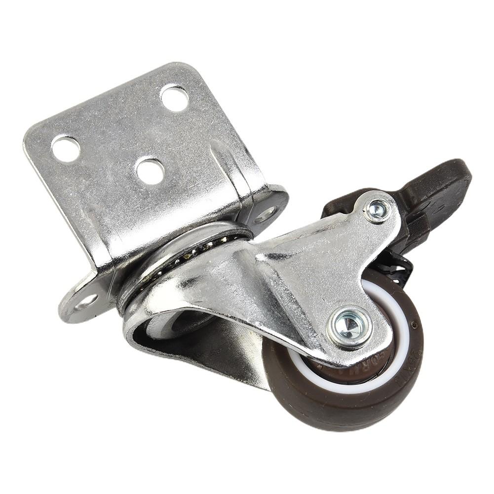 1 ცალი მძიმე ტვირთის როლიკები 20 კგ უხმაურო მბრუნავი ბორბლები ავეჯის, სკამის, საწოლის გადასაადგილებლად