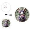 High-Torque 25x25cm Wood Wall Clock for Longer Clock Hands