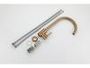 Stainless Steel Brushed Gold Kitchen Faucet with Hot and Cold Water Mixer