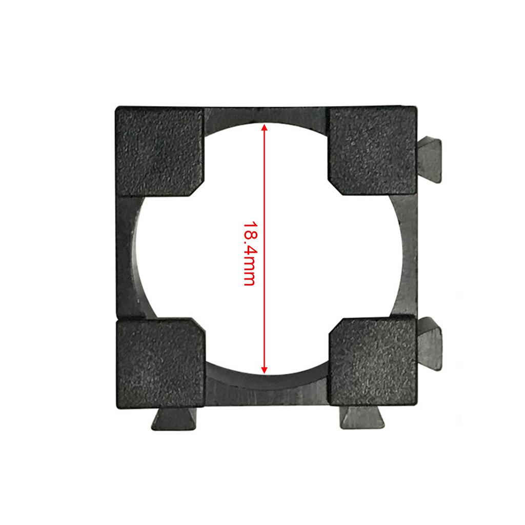 100Pcs Lithium Battery Lithium Battery Pack Bracket Cell Spacer Double Battery Holder Bracket DIY Battery Holder Stand Bracket