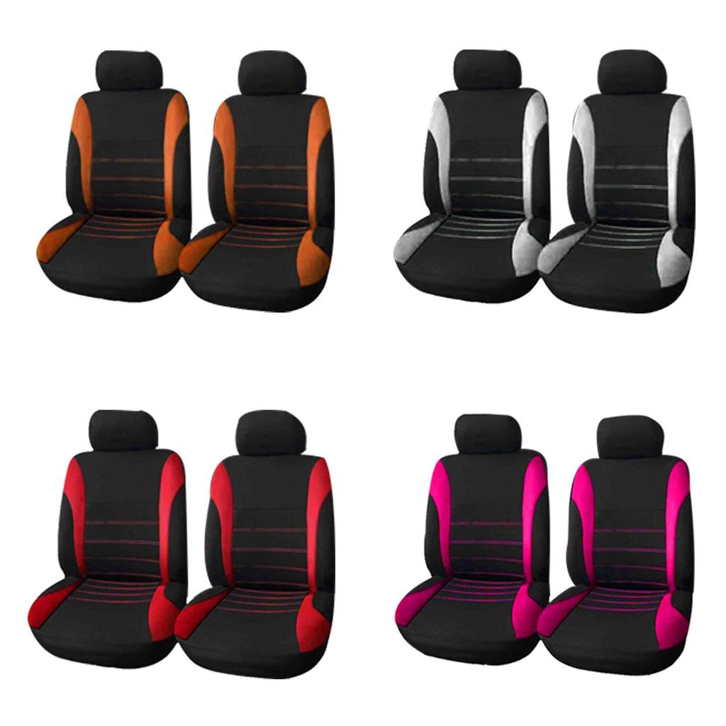 Luxurious Universal Car Seat Covers Full Set For All Seasons In 7 Vibrant Colors