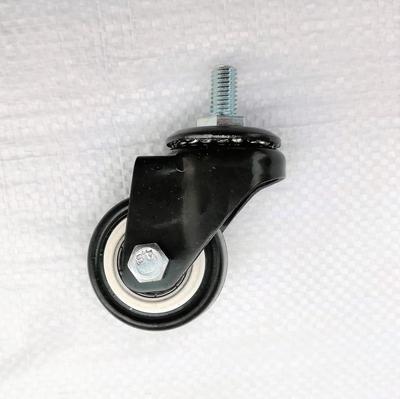 Schwarz Gold Diamant Elektrophoretisch 8*15 Schwenkrad Lenkrolle mit Gewindebremse