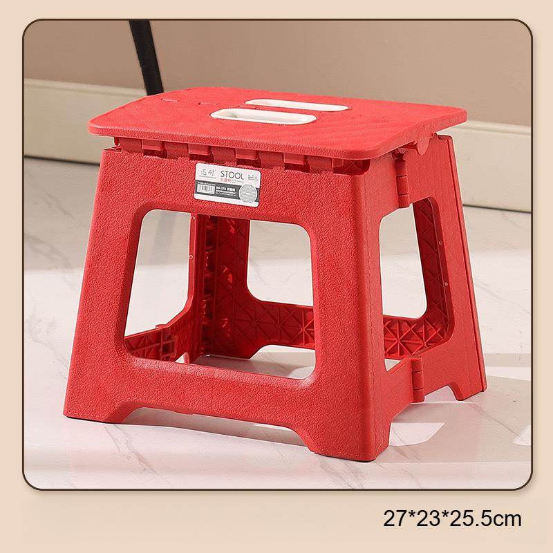 Portable Folding Stool for Outdoor Activities - Thickened Plastic, Lightweight Design